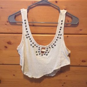 Urban Outfitters Cut Out Cropped Tank